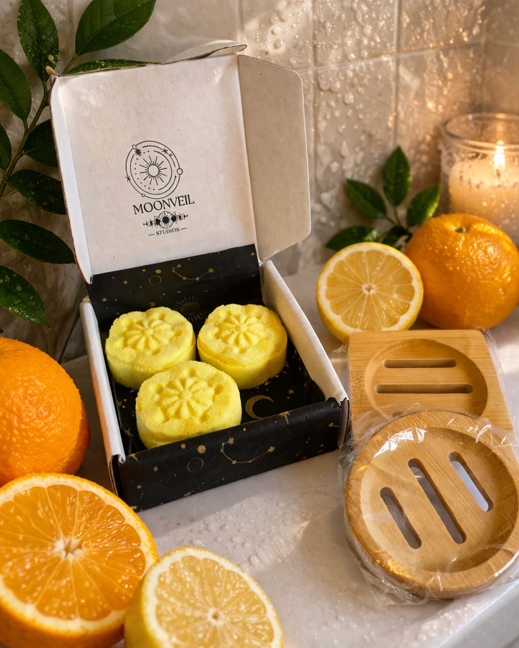 Uplift - Orange & Lemon Shower Steamers