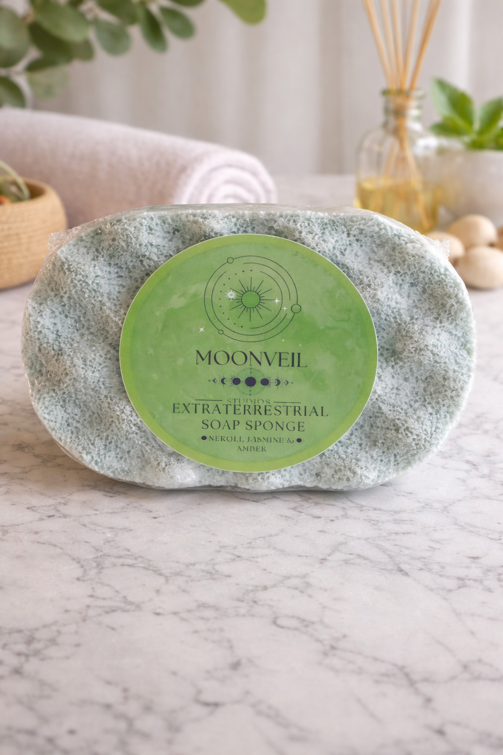 Extraterrestrial Soap Sponge (inspired by Alien) Luxury Fragrance Collection