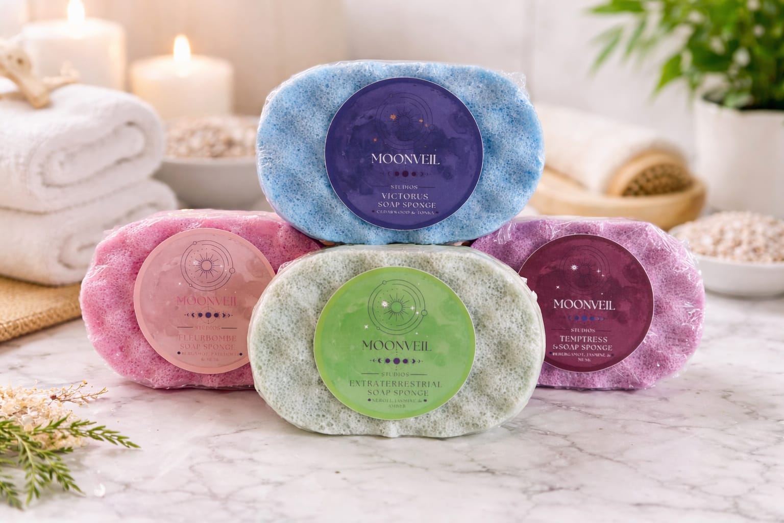 Temptress Soap Sponge (inspired by Black Opium) Luxury Fragrance Collection